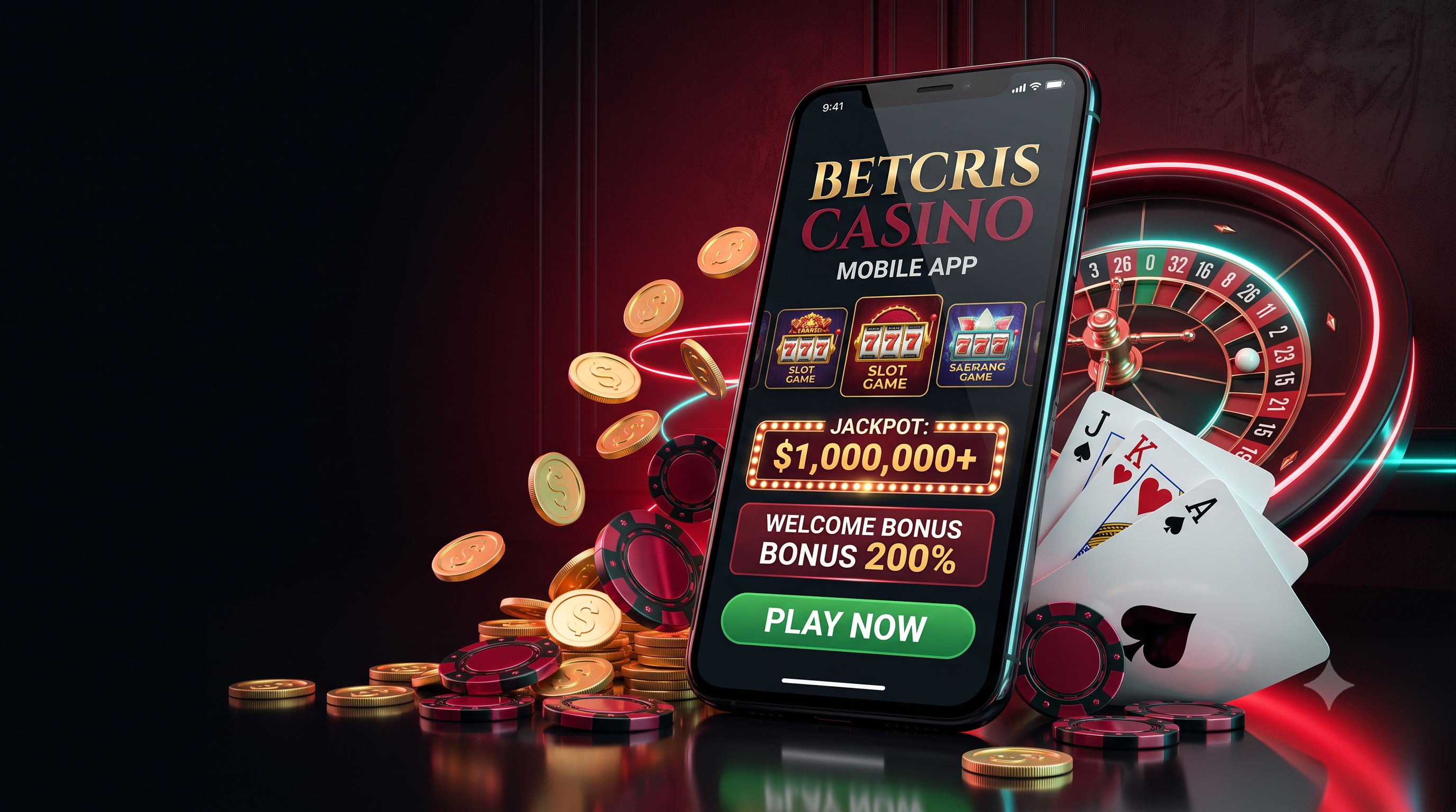 Comparativa de interfaces móviles entre Betcris app, Hondubet app y Pinup app mostrando lobbys de casino